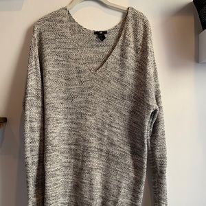 H&M size M grey knitted sweater dress